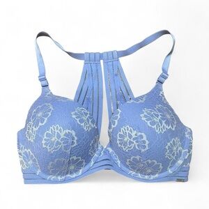 PINK Victorias Secret Lightly Lined Lace Bra Size 34DD